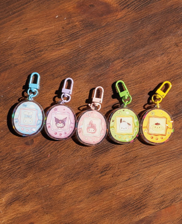 Porte-clés Tamagochi Sanrio
