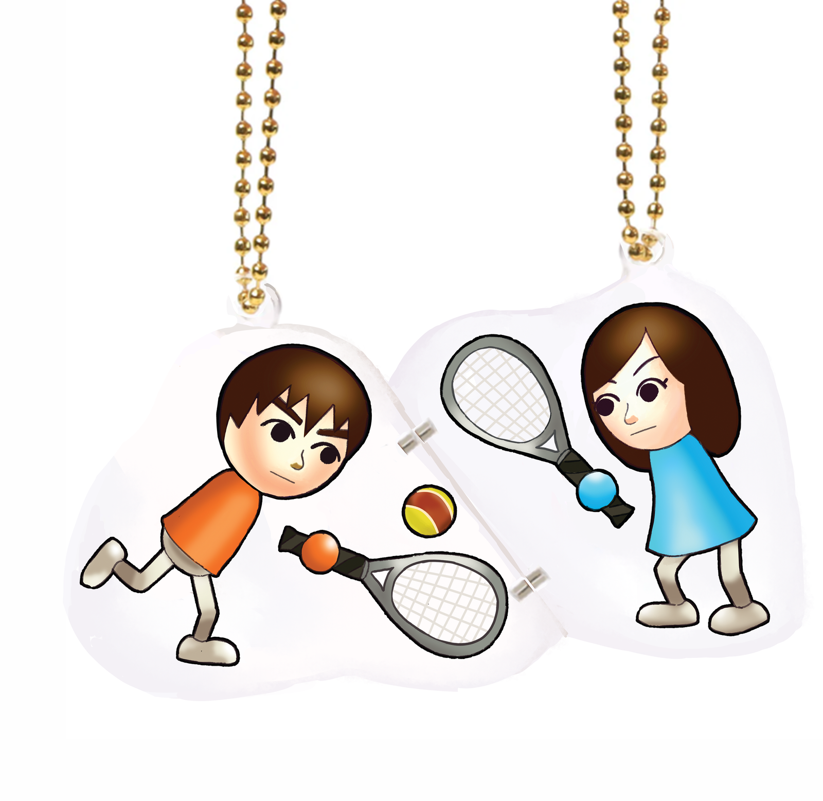 Porte-clé aimanté Duo Sportif